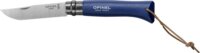 Opinel 001891 No.08 Összecsukható Zsebkés védőtokban - Kék fa markolattal