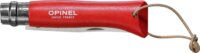 Opinel 001890 No.08 Összecsukható Zsebkés védőtokban - Piros fa markolattal