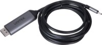Unitek V1423C USB-C - DisplayPort 1.4 Kábel 1.8m - Fekete