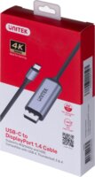 Unitek V1423C USB-C - DisplayPort 1.4 Kábel 1.8m - Fekete