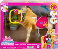 Mattel HXJ42 Barbie Mysteries Tanz és Show Interaktív Lovas Játékfigura