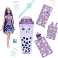 Mattel HTJ19 Barbie Pop! Reveal Bubble Tea Széria - Taro Milk játékfigura