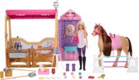 Mattel HXJ44 Barbie Mysteries: a nagy lóvadászat - ultimate lovasistálló játéképület