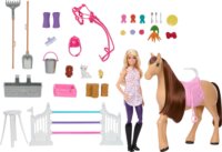 Mattel HXJ44 Barbie Mysteries: a nagy lóvadászat - ultimate lovasistálló játéképület
