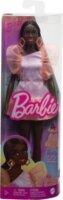 Mattel HRH14 Barbie Fashionistas - Divatbaba őszibarack színű ruhában
