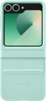 Samsung Galaxy Z Flip 6 EcoBőr Flip Tok - Világos Zöld