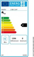 Hajdu Z 80 C ERP Elektromos Forróvíztároló Bojler 80 Liter