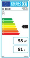 Bosch TR1000T 80 CB BAL Elektromos Forróvíztároló Bojler 80 Liter