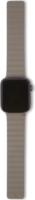 Decoded Apple Watch S1/S2/S3/S4/S5/S6/S7/S8/S9/SE Mágneses Szilikon Szíj 38/40/41mm - Barna