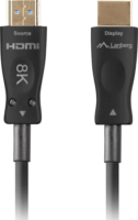 Lanberg CA-HDMI-30FB HDMI - HDMI 2.1 Optikai Kábel 10m - Fekete
