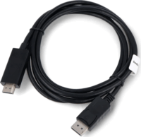 Lanberg CA-DPHD-11CC DisplayPort 1.1 - HDMI 1.4 Kábel 1.8m - Fekete