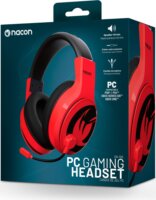 Nacon GH-120 Vezetékes Gamer Fejhallgató Headset - Piros