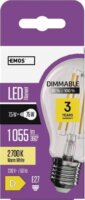 Emos LED Filament Izzó Dimmelhető 7,5W 1 055lm 2 700K E27 - Meleg fehér