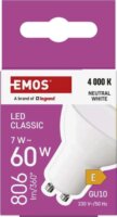 Emos LED Classic Izzó 7W 806lm 4 000K GU10 - Természetes Fehér