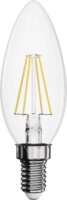 Emos LED Filament Gyertya Izzó 3,4W 470lm 2700K E14 - Meleg Fehér