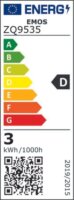 Emos LED Classic JC Izzó 2,5W 350lm 3 000K G9 - Meleg Fehér