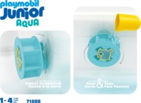 Playmobil 71688 Junior - Aqua Víztölcsér Baba Cápa fürdőszobai Játék készlet