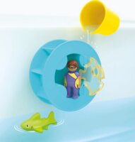 Playmobil 71688 Junior - Aqua Víztölcsér Baba Cápa fürdőszobai Játék készlet