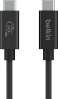 Belkin Connect USB-C apa - USB-C apa 4.0 Adat és töltő kábel - Fekete (2m)