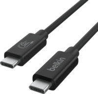 Belkin Connect USB-C apa - USB-C apa 4.0 Adat és töltő kábel - Fekete (2m)