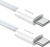 Baseus Superior Series 2 USB-C apa - USB-C apa 2.0 Töltő kábel - Fehér (2m)
