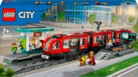 LEGO® City: 60423 - Városi villamos és megálló építőkészlet