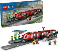 LEGO® City: 60423 - Városi villamos és megálló építőkészlet