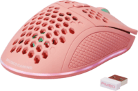 Deltaco PM80 Wireless Gaming Egér - Rózsaszín