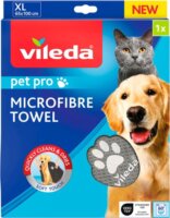Vileda 172670 Pet Pro Mikroszálas kisállat törölköző XL - Szürke