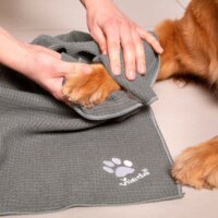 Vileda 172665 Pet Pro Mikroszálas kisállat törölköző M - Szürke
