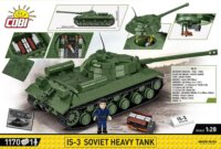 Cobi: IS-3 Soviet Heavy Tank 1170 darabos építőjáték 1:28