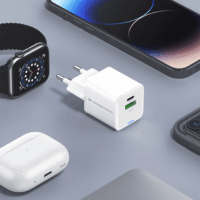 Conceptronic ALTHEA15W GaN USB-A / USB-C Hálózati töltő Adapter 20W - Fehér