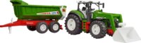 Bruder 03452 Roadmax Traktor elülső rakodóval és billenőkocsival