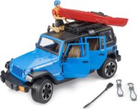 Bruder 02529 Jeep Wrangler Rubicon Unlimited terepjáró kajakkal és figurával