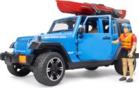 Bruder 02529 Jeep Wrangler Rubicon Unlimited terepjáró kajakkal és figurával