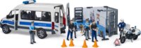 Bruder 02683 Mercedes Benz Sprinter Rendőri Bevetési Jármű Fény és Hang Modullal
