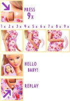 Simba Steffi LOVE Hello Baby Interaktív állapotos Baba