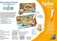 Ravensburger Kis felfedezők: Állatkert 2 x 12 darabos tiptoi Oktató Puzzle