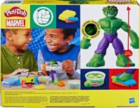 Hasbro F98265L0 Play-Doh Marvel Hulk nyomkodó és taposó gyurma készlet
