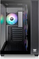 Thermaltake View 380 TG ARGB Midi Torony számítógépház Üveg oldallappal - Fekete