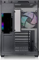 Thermaltake View 380 TG ARGB Midi Torony számítógépház Üveg oldallappal - Fekete