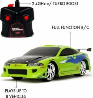 Jada Fast & Furious RC 1995 Mitsubishi Eclipse 1:16 Távirányítós Autó