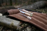 Kirschen 3307000 Prémium fafaragó késkészlet velúrbőr tokban 3 darabos