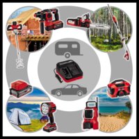 Einhell X-Car Charger Szivargyújtós Barkácsgép 18V Akku töltő 3A