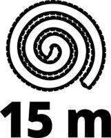 Einhell 4144023 Magasnyomású mosó csatornatisztító tömlő 15 méter