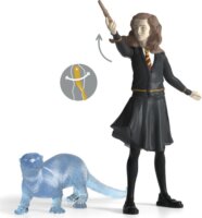 Schleich 42681 Wizarding World Harry Potter - Hermione Granger és Patrónus játékfigura