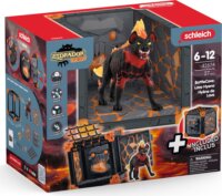 Schleich 42674 Eldrador Creatures Harci Barlang Lávahiéna Játékfigura