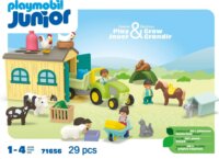 Playmobil 71656 Junior - Kalandos Tanya Traktorral és Állatbarátokkal Építőjáték