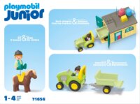 Playmobil 71656 Junior - Kalandos Tanya Traktorral és Állatbarátokkal Építőjáték