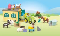 Playmobil 71656 Junior - Kalandos Tanya Traktorral és Állatbarátokkal Építőjáték